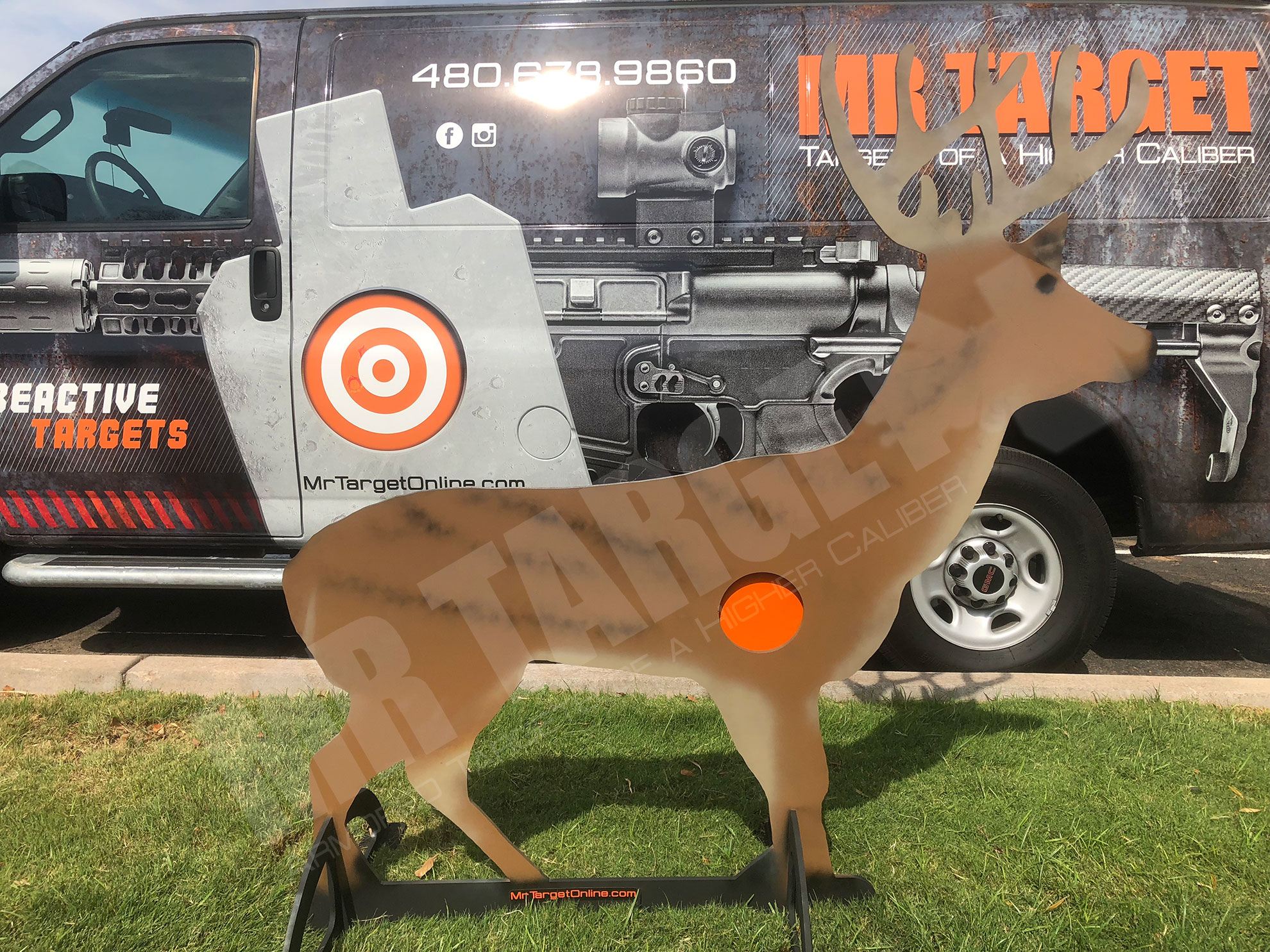 Whitetail Deer - reactive animal hunting target with vitals - by MR TARGET