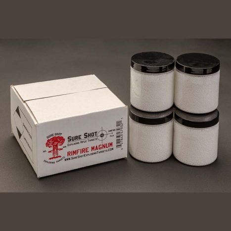 1/2lb Rimfire Magnum Sure Shot Binary Targets - 4 Pack