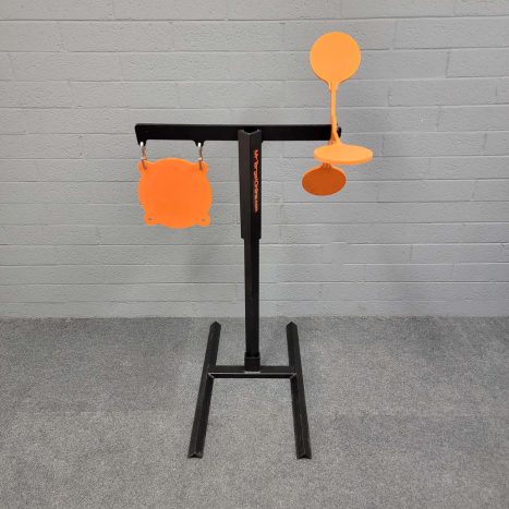 Spinner Gong Combo - Reactive Steel Shooting Gong Target