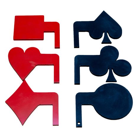 Card Paddles for Dueling Tree